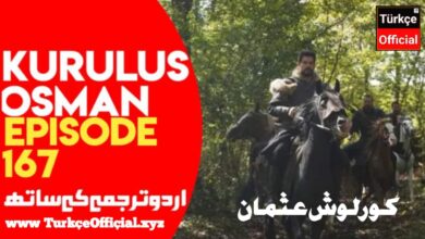 Kurulus Osman Episode 167 in Urdu Subtitles
